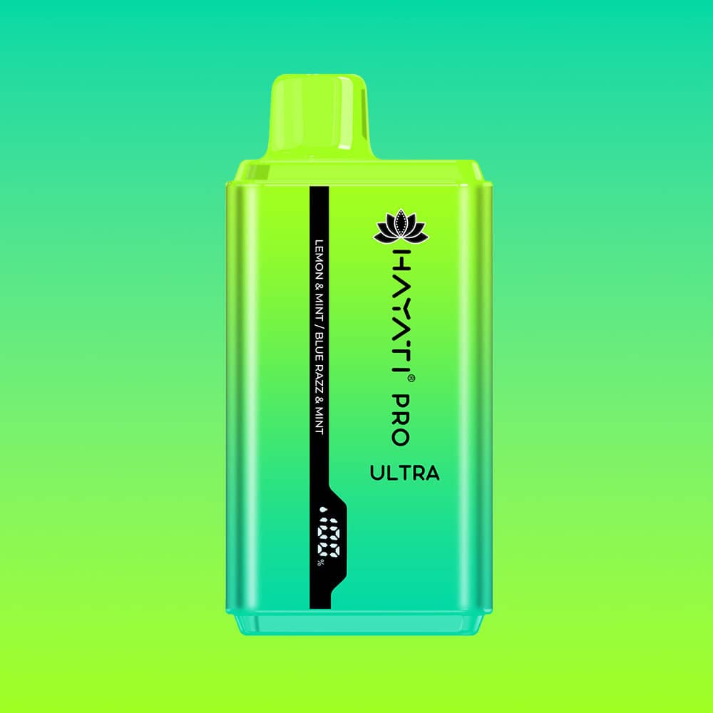 Hayati Pro Ultra 15000 - Lemon & Mint / Blue Razz & Mint | 10 Packs