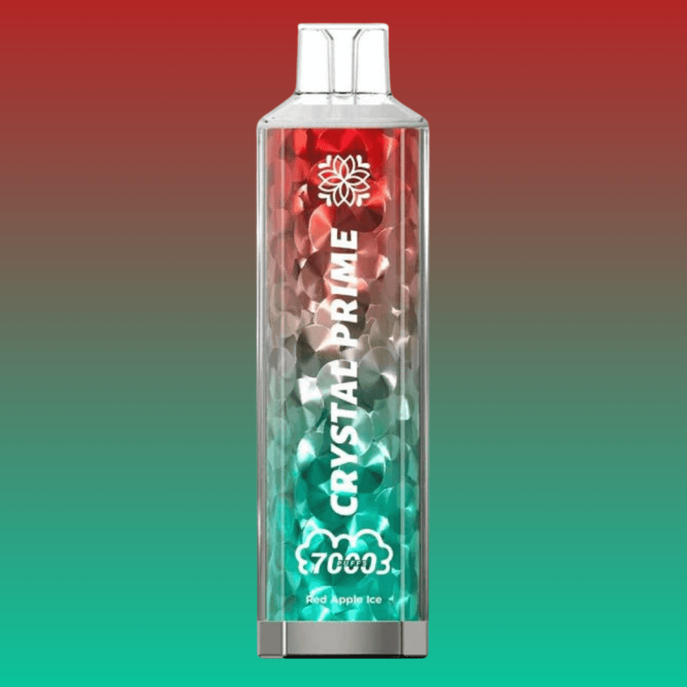 Crystal Prime 7000 - Red Apple Ice | 10 Packs