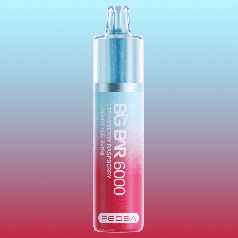 Big Bar 6000 - Strawberry Raspberry Cherry Ice | 5 Packs