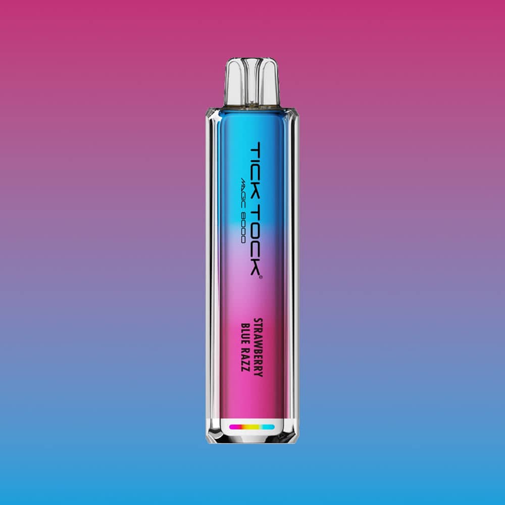 Tick Tock Magic 8000 - Strawberry Blue Razz | 5 Packs