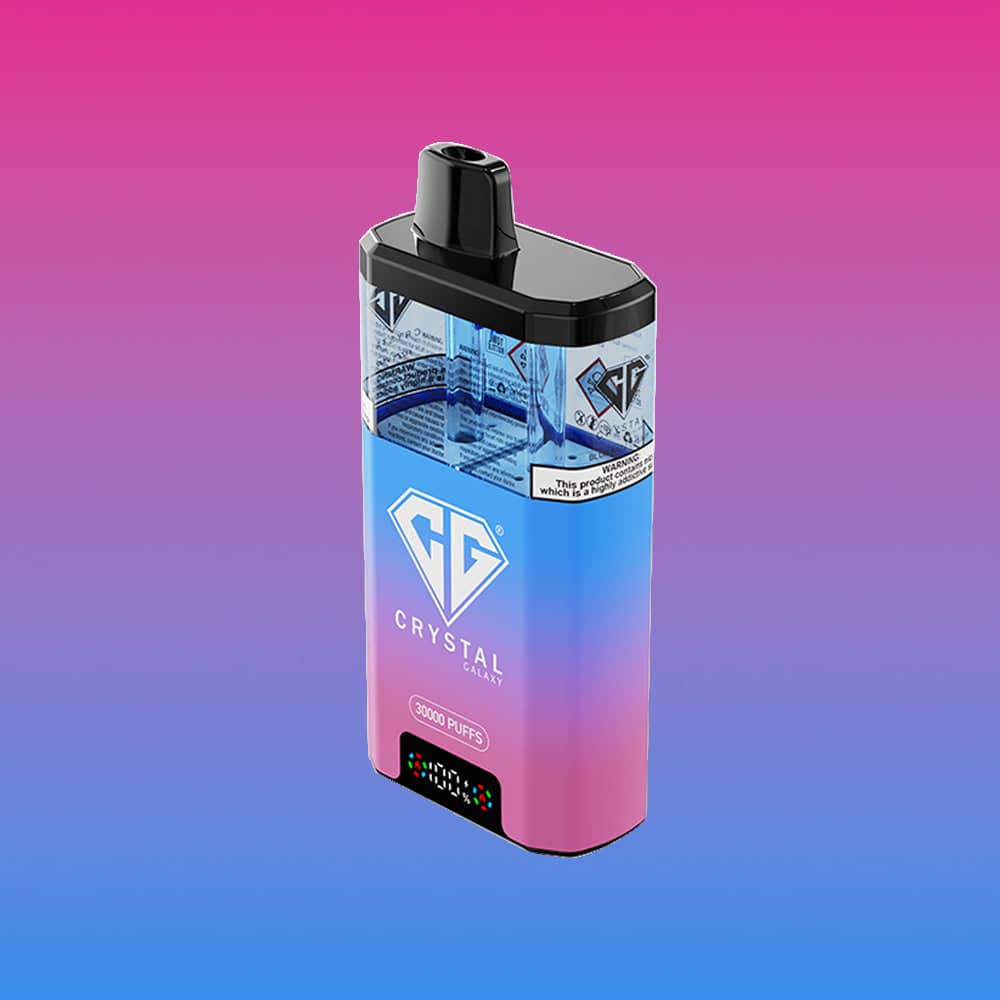 Crystal Galaxy Focus 30k - Blue Razz Gummy / White Gummy | 5 Packs