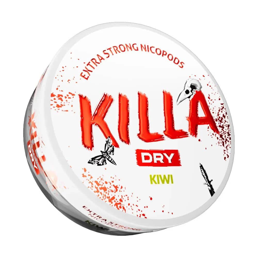 Killa Dry Nicotine Pouches Kiwi - 9.6mg