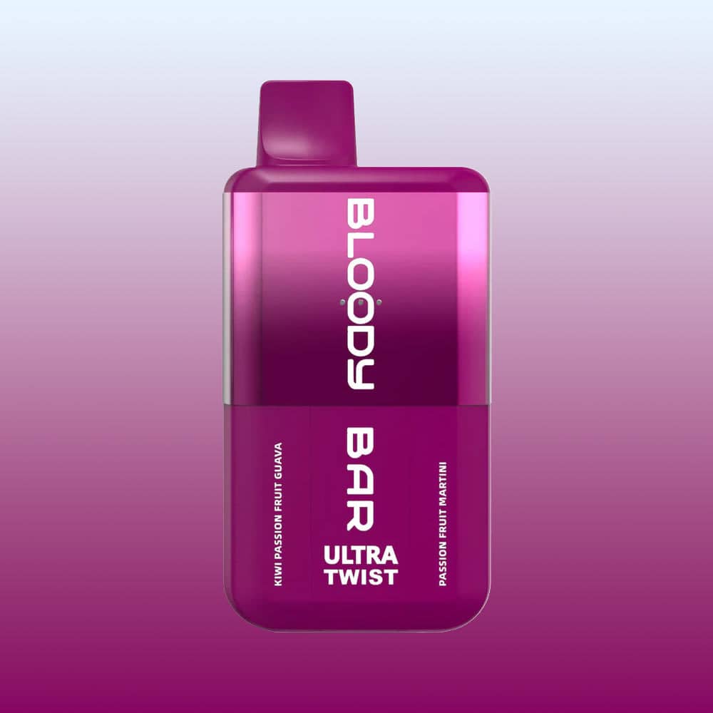Bloody Bar Ultra Twist 20k - Kiwi Passion Fruit Guava / Passion Fruit Martini | 5 Packs