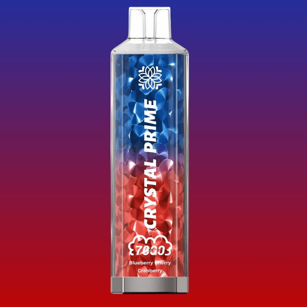 Crystal Prime 7000 - Blueberry Cherry Cranberry | 10 Packs