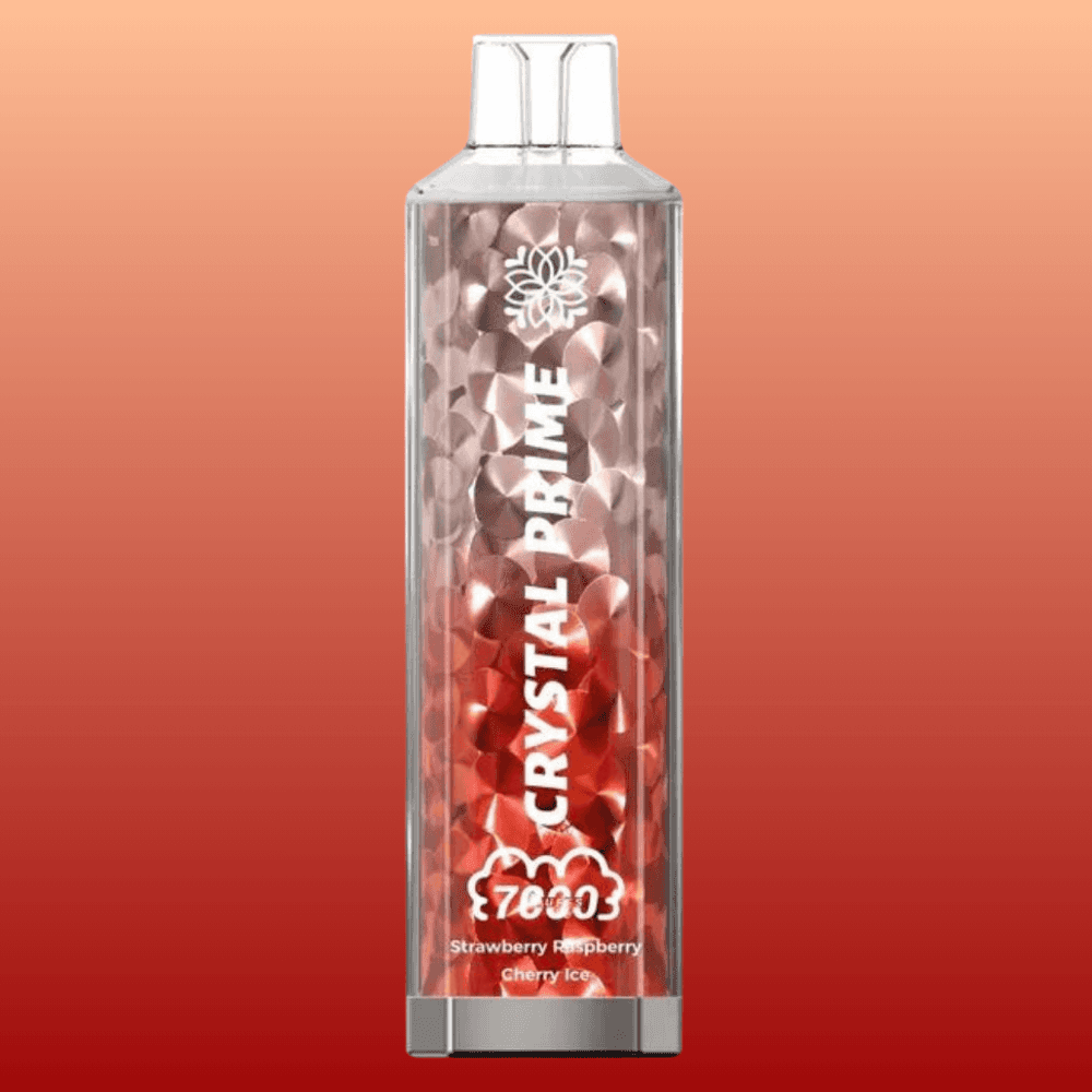 Crystal Prime 7000 - Strawberry Raspberry Cherry Ice | 10 Packs