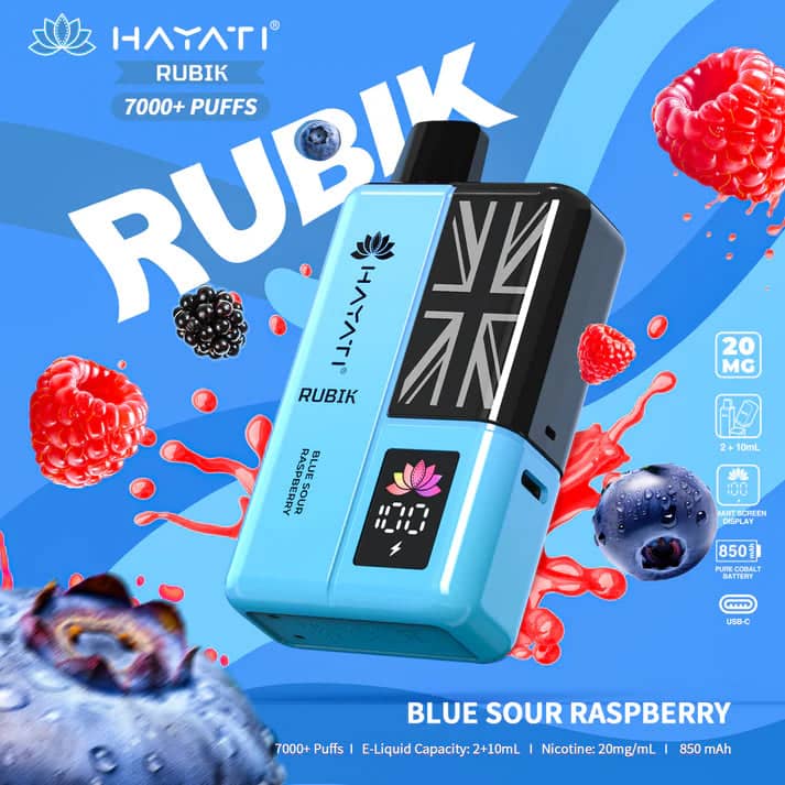 Hayati Rubik 7000 - Blue Sour Raspberry