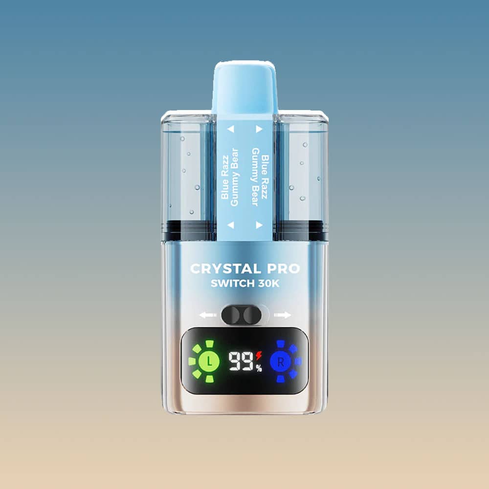 Crystal Pro Switch 30k - Blue Razz Gummy Bear / Blue Razz Gummy Bear | 5 Packs