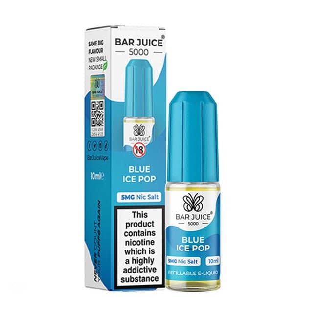Bar Juice 5000 Nic Salt - Blue Ice Pop 5MG