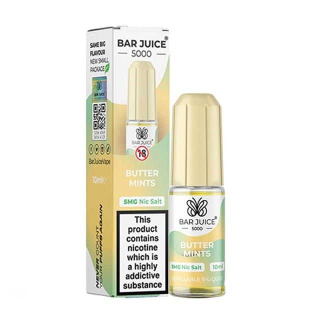 Bar Juice 5000 Nic Salt - Butter MInts 15MG