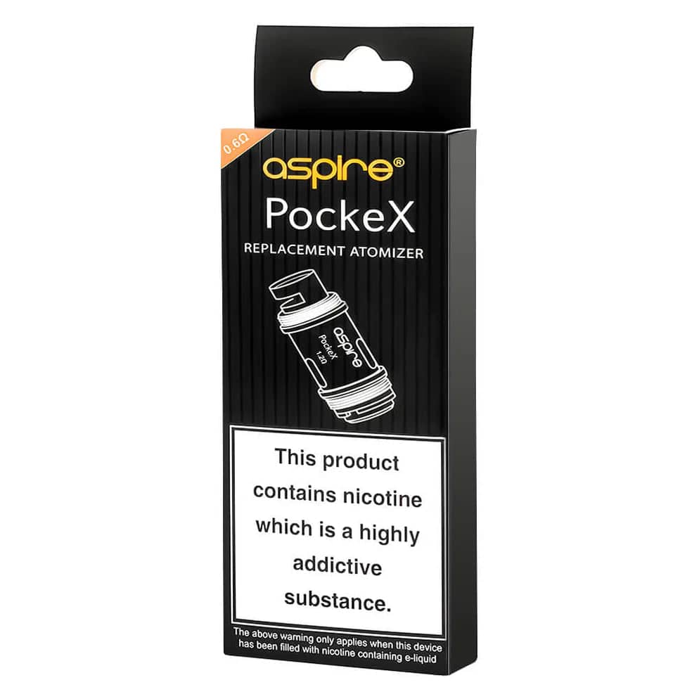 Aspire Pockex Coils 0.6 Ohm - Pack of 5