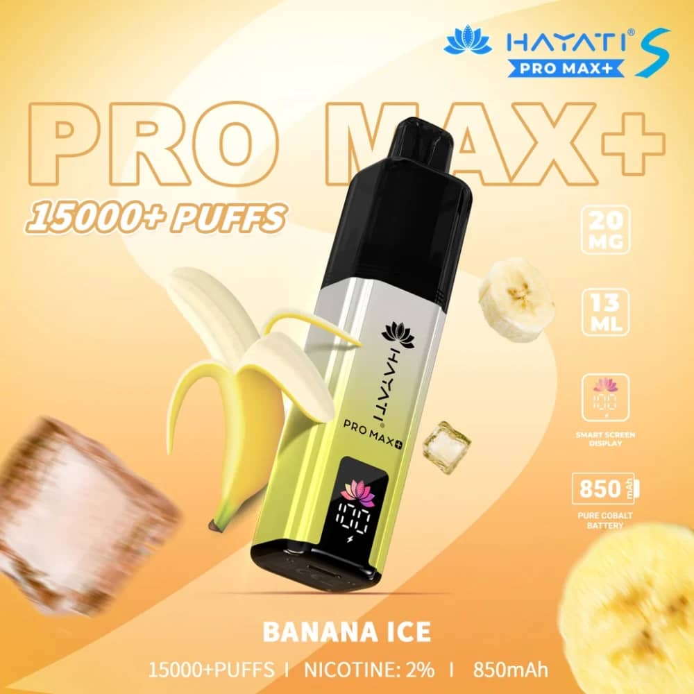 Hayati Pro Max + Plus S 15000 Prefilled Refill Pods Vape Kit