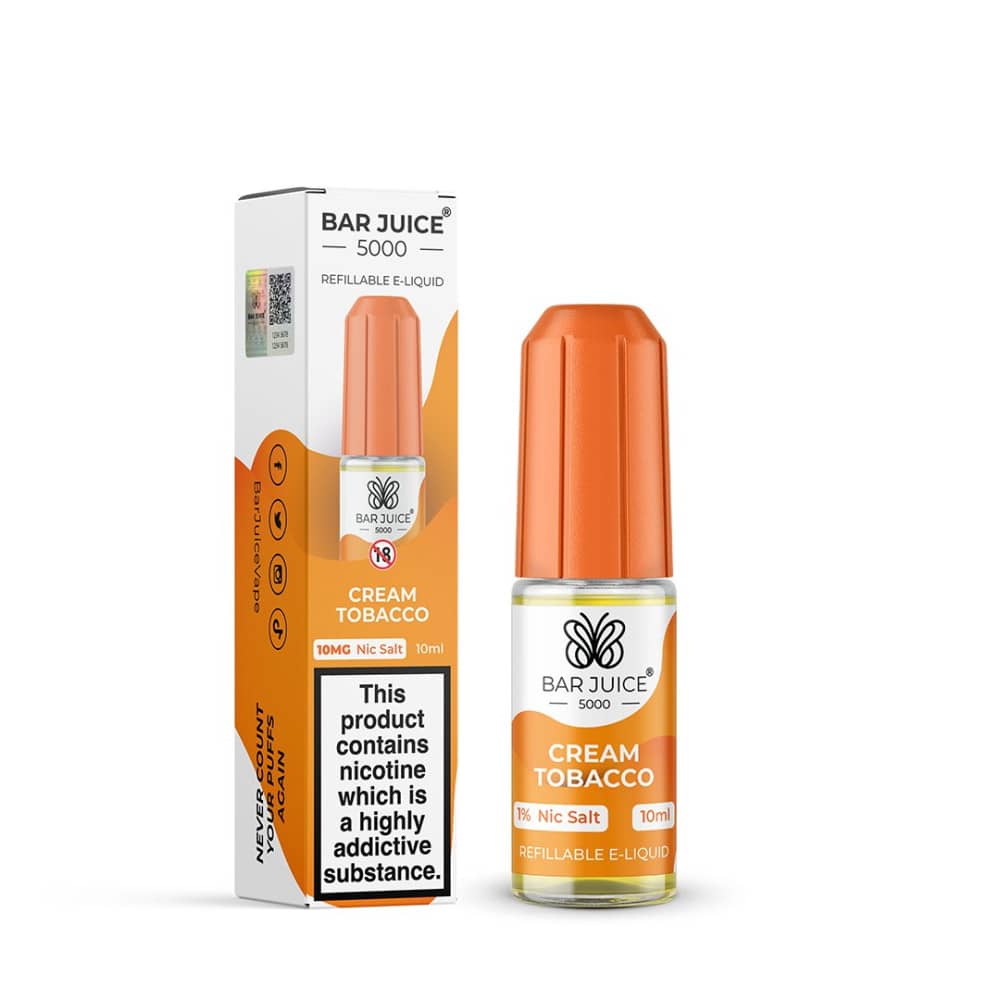 Bar Juice 5000 Nic Salt - Cream Tobacco 20mg