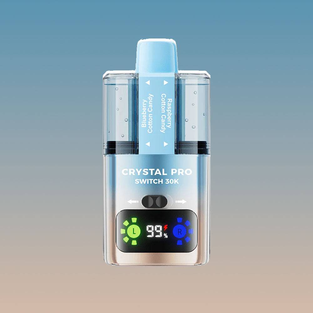 Crystal Pro Switch 30k - Blueberry Cotton Candy / Raspberry Cotton Candy