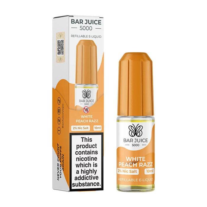 Bar Juice 5000 Nic Salt - White Peach Razz 20MG