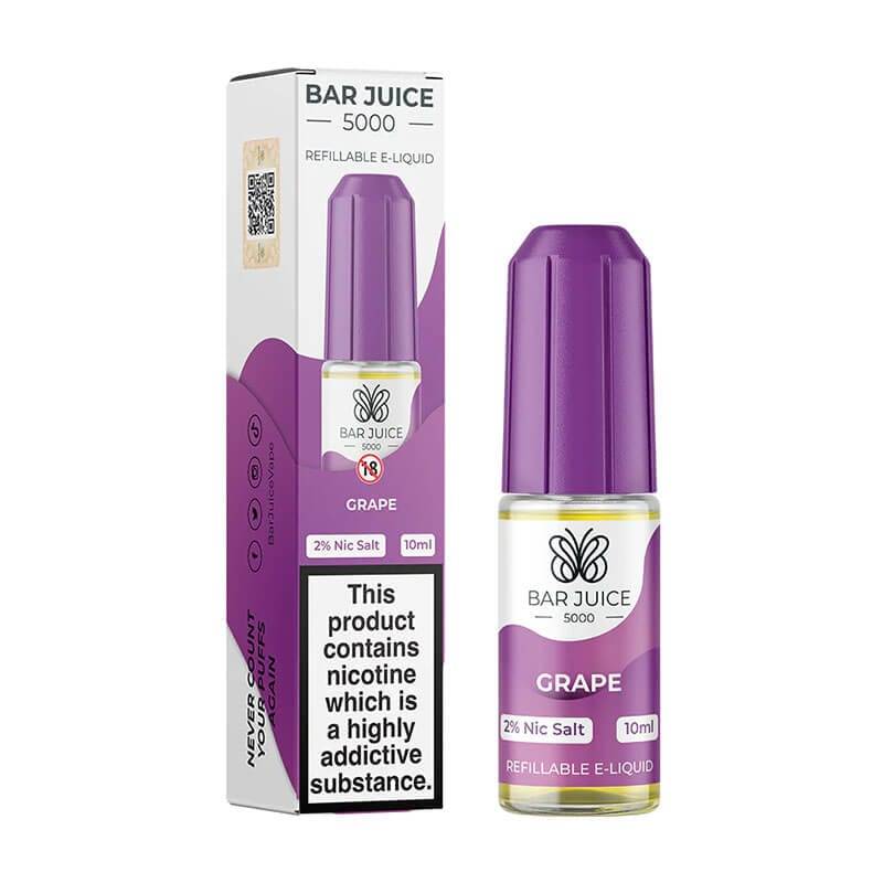 Bar Juice 5000 Nic Salt - Grape 20MG