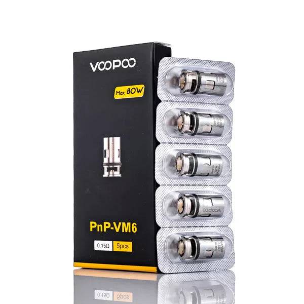 Voopoo PnP VM6 Coils 0.15 Ohms - Pack of 5