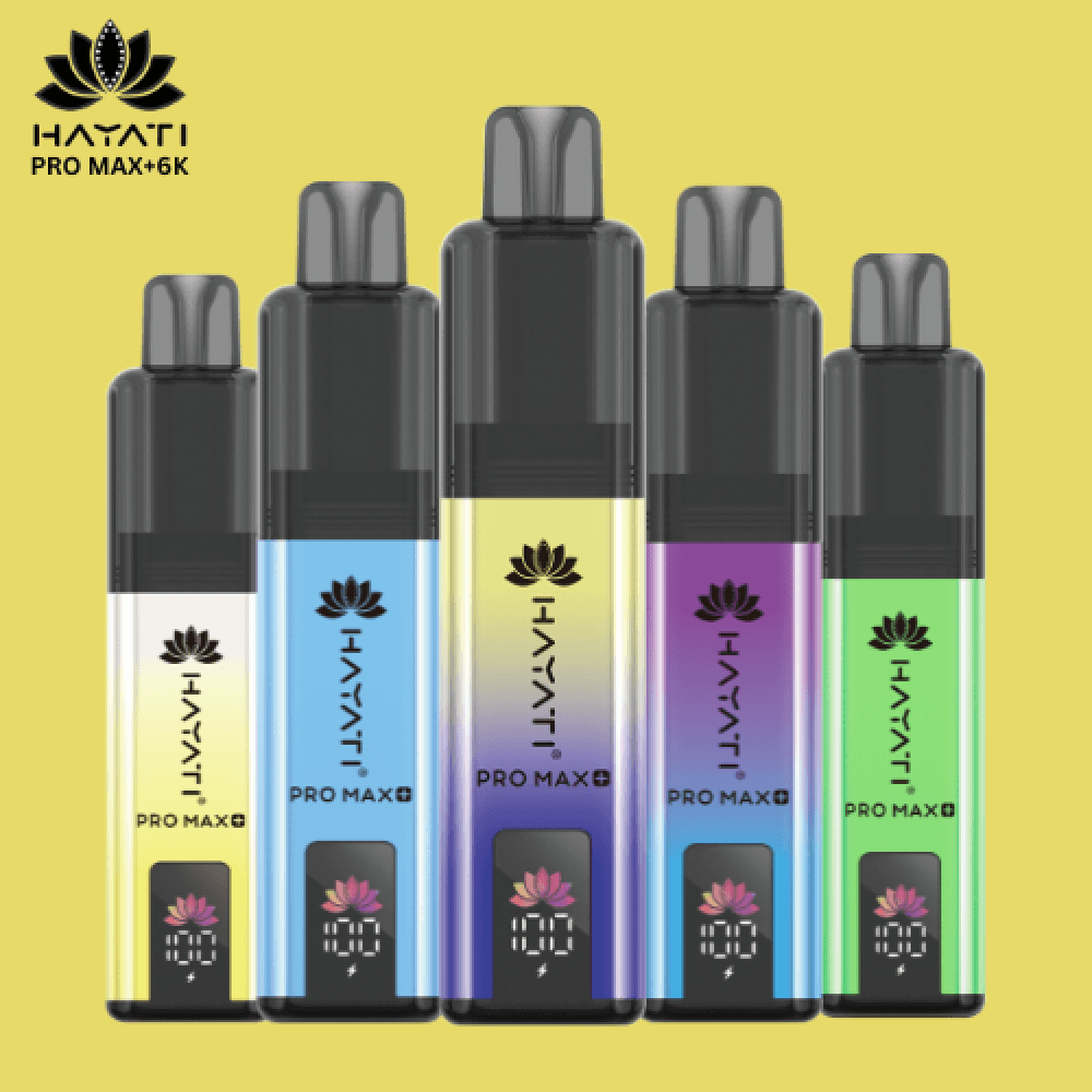 Hayati Pro Max + Plus 6000 Prefilled Refill Pods Vape Kit