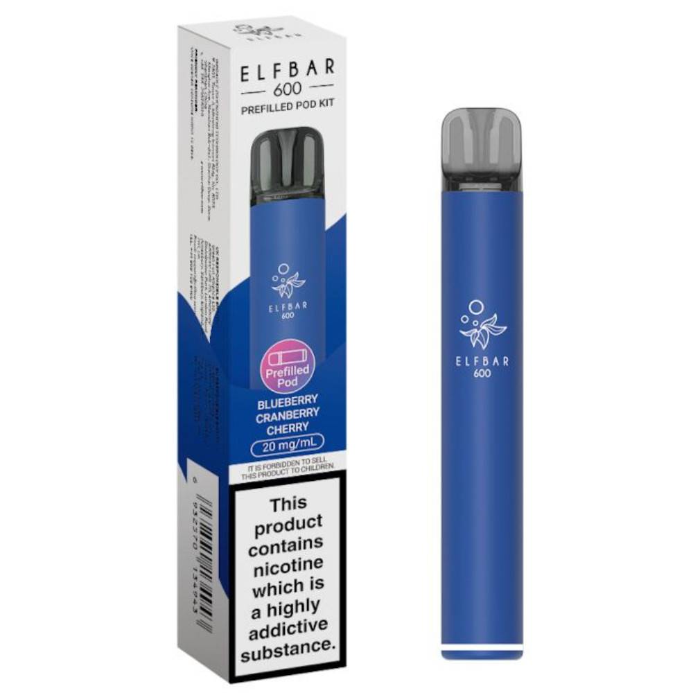 Elf Bar 600 Prefilled Pod Kit Box of 10