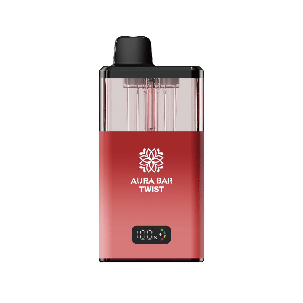 Crystal Prime Aura Bar Twist 40k Prefilled Refill Pod Vape Kit Cherry Ice/Cherry Cola